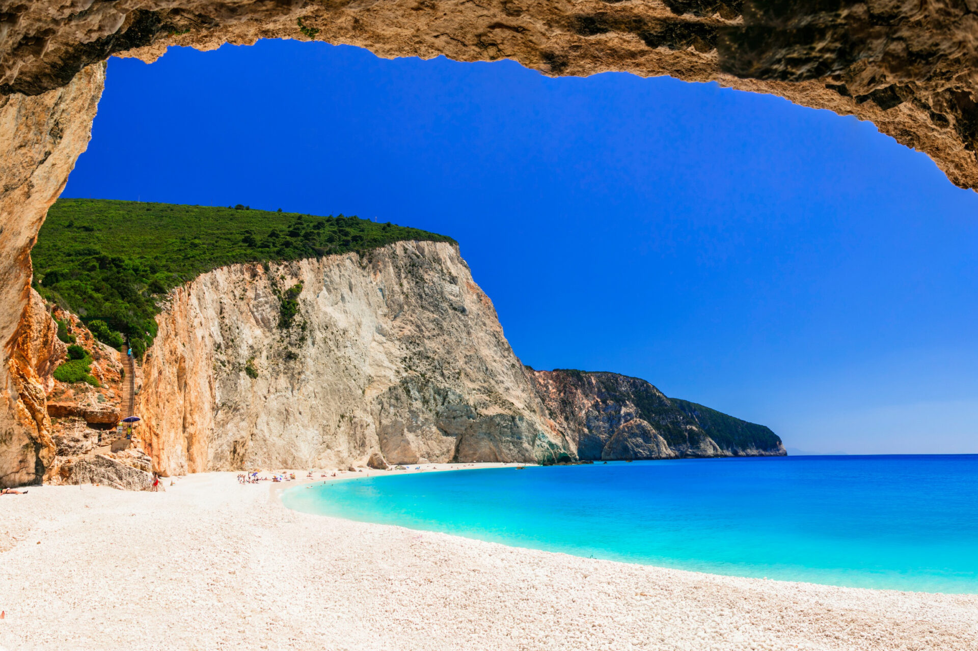 Traumhafter Strand auf Lefkada Griechenland Beach on the greek Island Lefkada