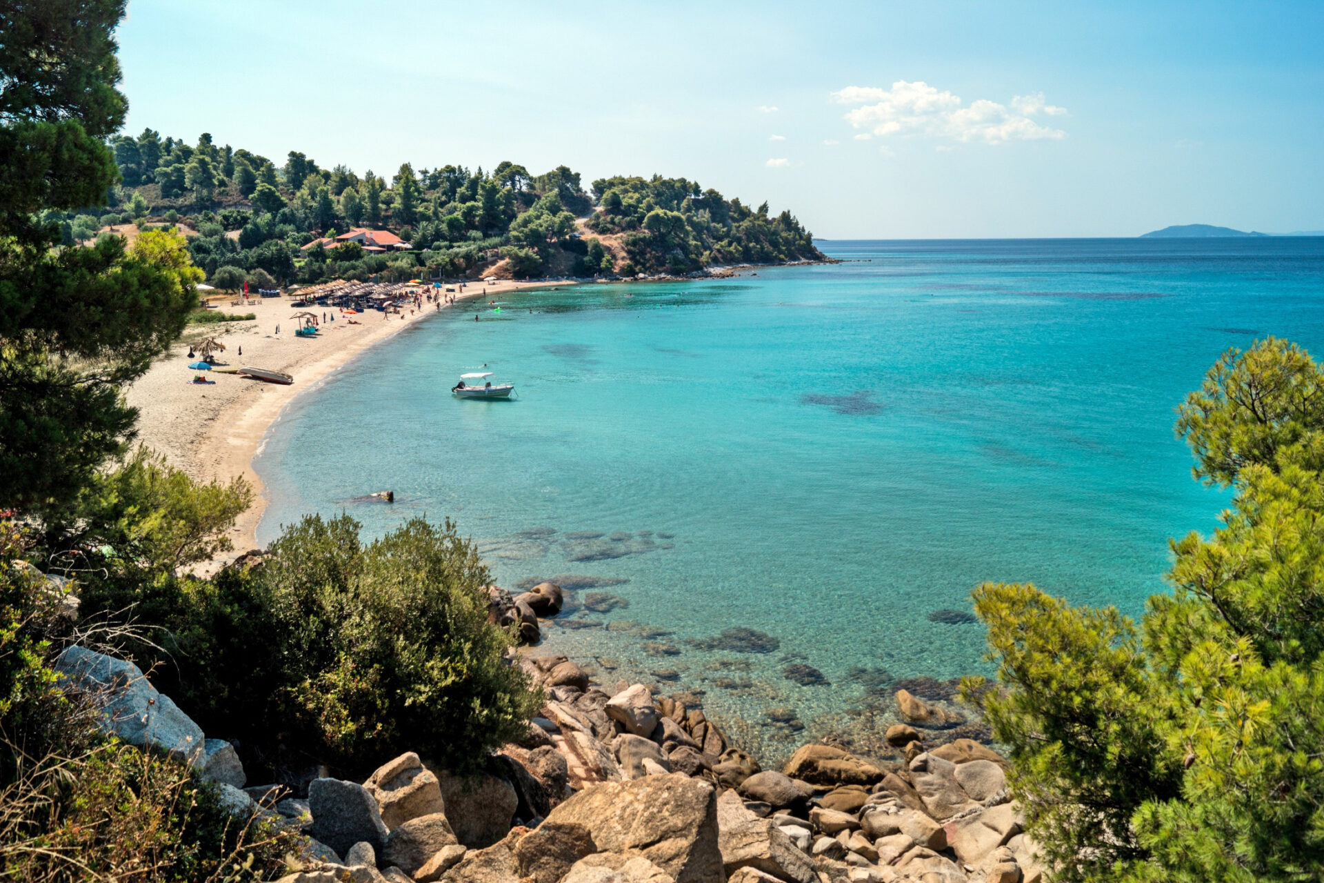 Summer resort of Halkidiki peninsula in Greece Halkidiki Beach in Greece