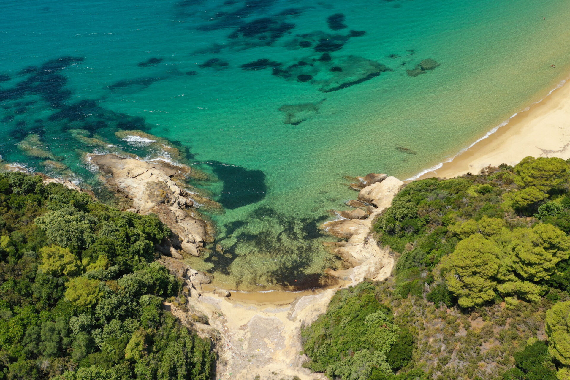 Naturist Beach Little Banana, Skiathos Greece FKK-Strand Little Banana, Skiathos, Griechenland