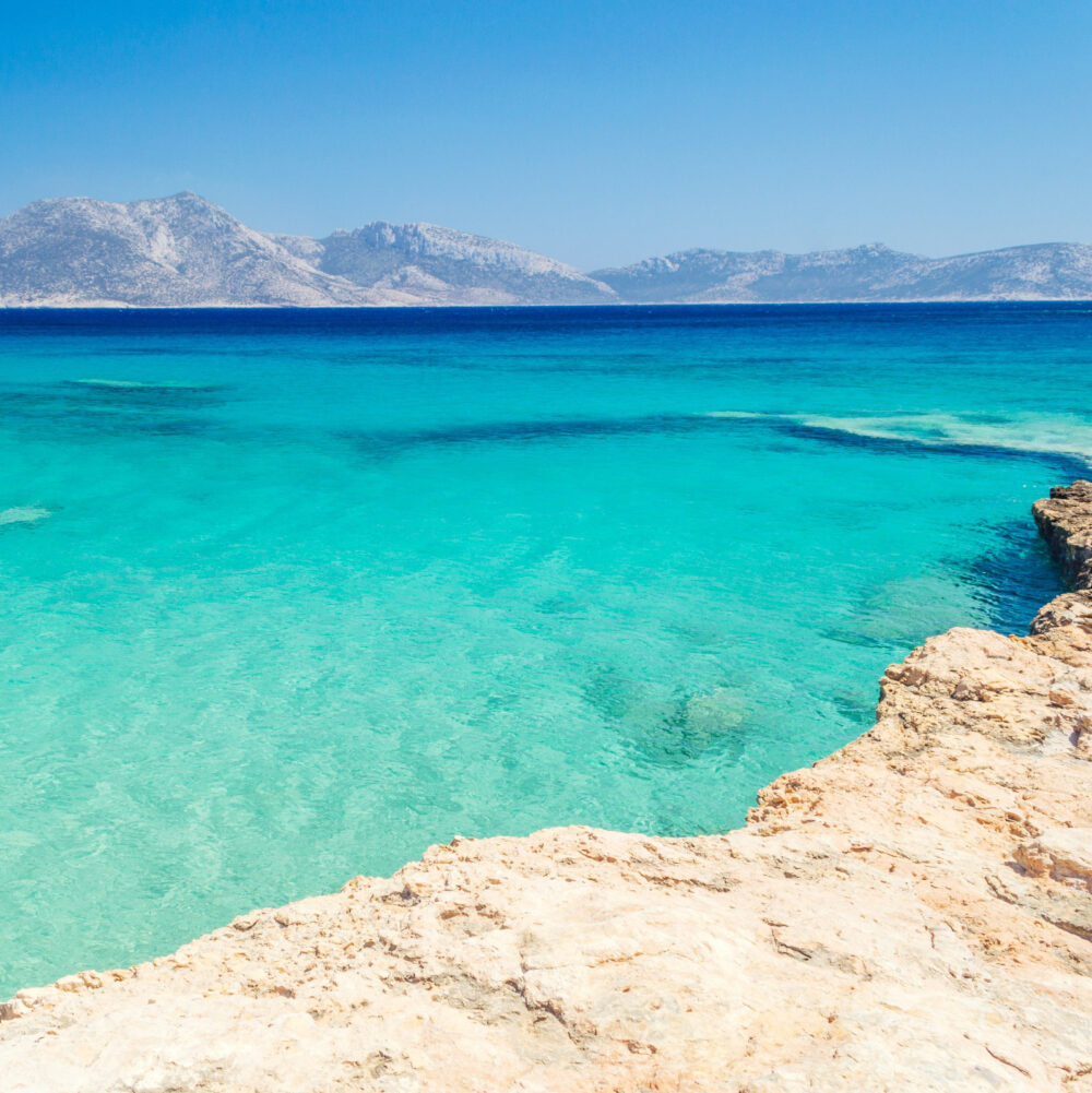 Paradise beach on Koufonisia off the coast of Naxos, Cyclades, Greece