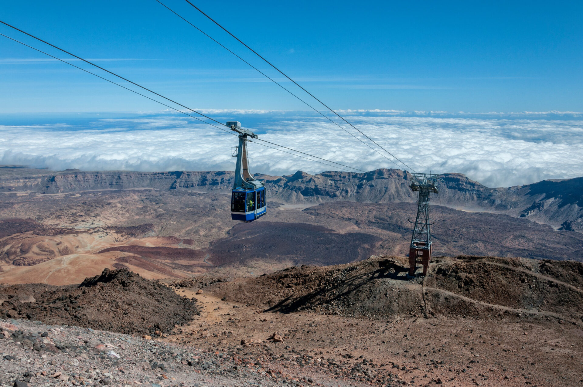 Teide Cable Car, Tenerife, Spain, Canary Islands, Spain