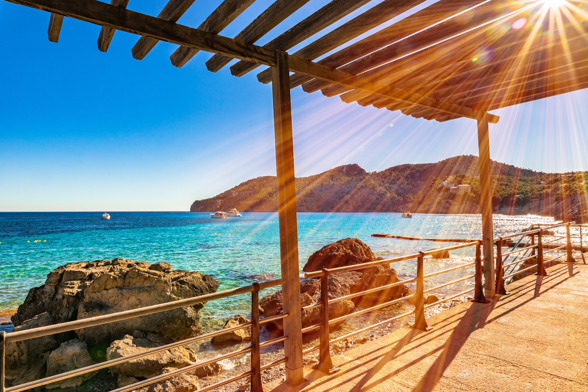 Camp de Mar Coast Bay Majorca Spain