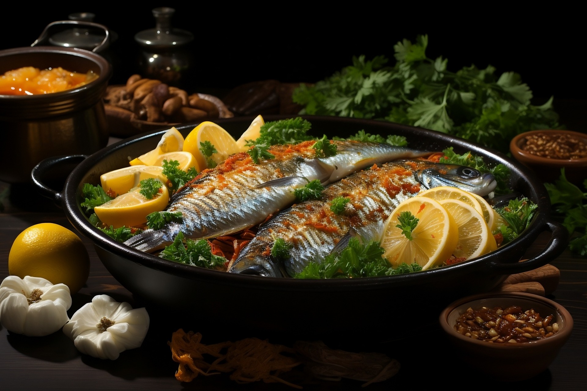 Portugal food. Generative AI 1920x1280 g FKK-Lifestyle