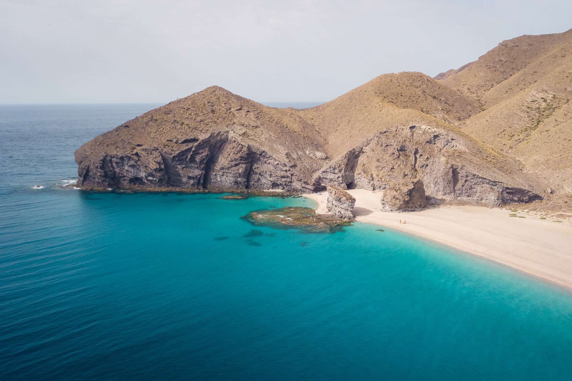 Playa de los muertos desde el aire - Cabo de Gata, Almería II