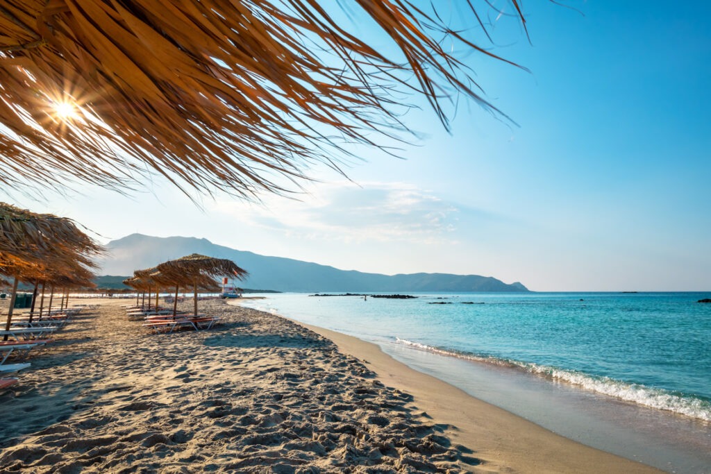 Naturist Beach Elafonissi beach Crete, Greece