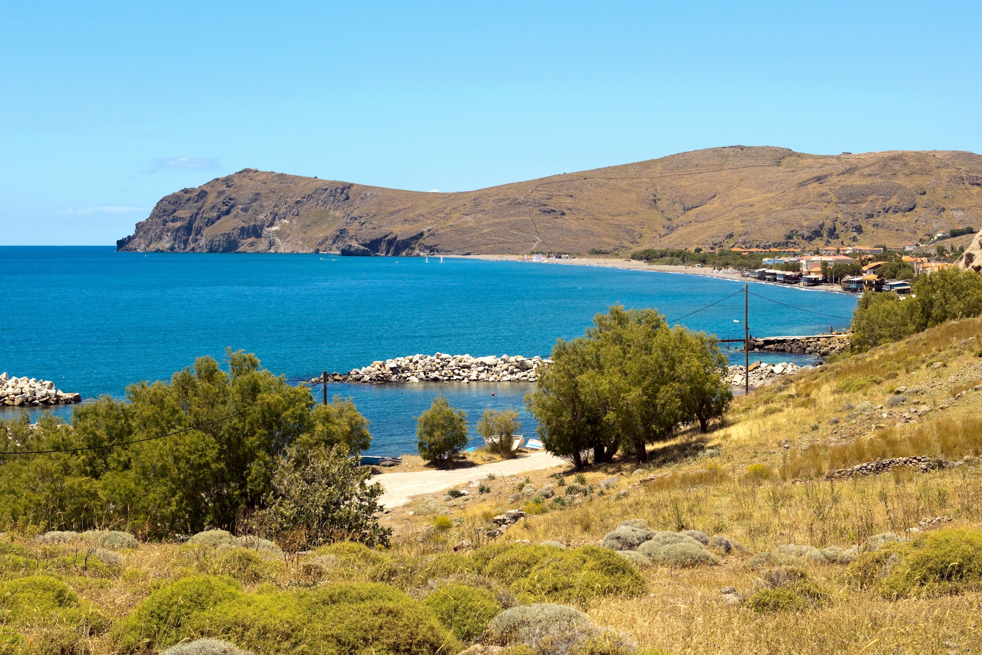 Naturist Beach Skala Eressos, Lesbos