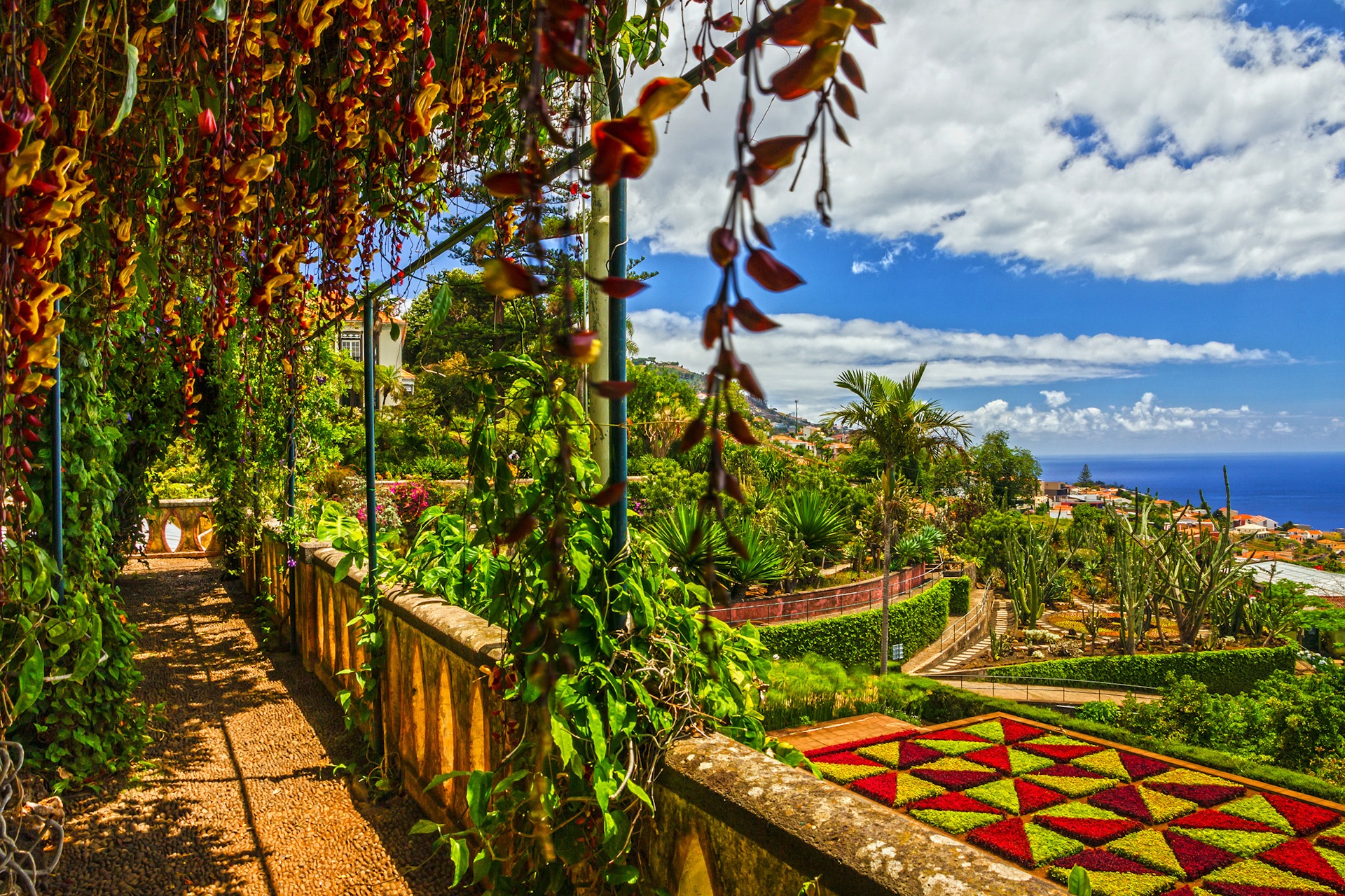 Madeira island, Botanical Garden Monte, Funchal, Portugal Paradise Beach Mykonos