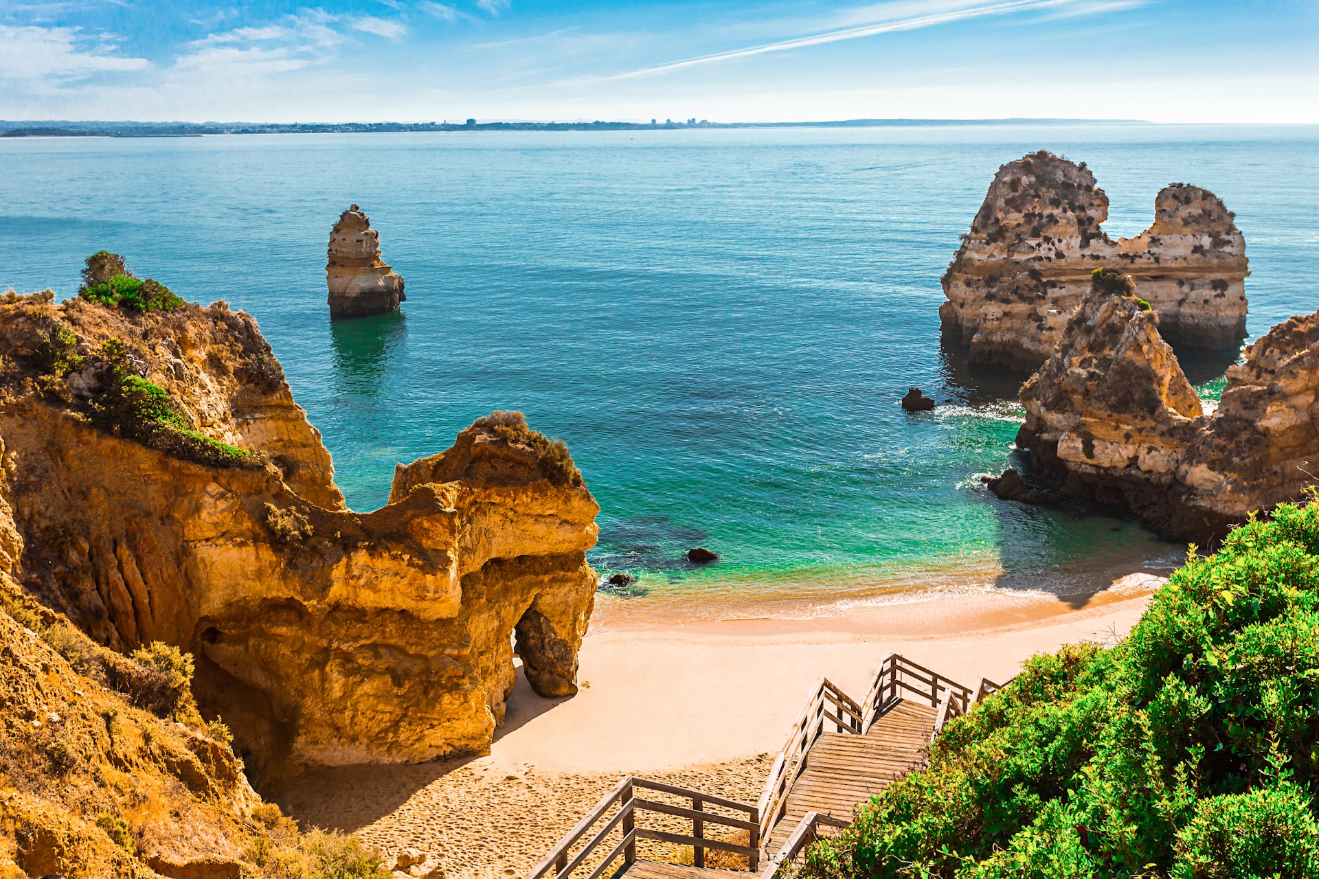 Stimmungsvolles Morgenlicht an der asturischen Küste, Llanes, Asturien, Spanien