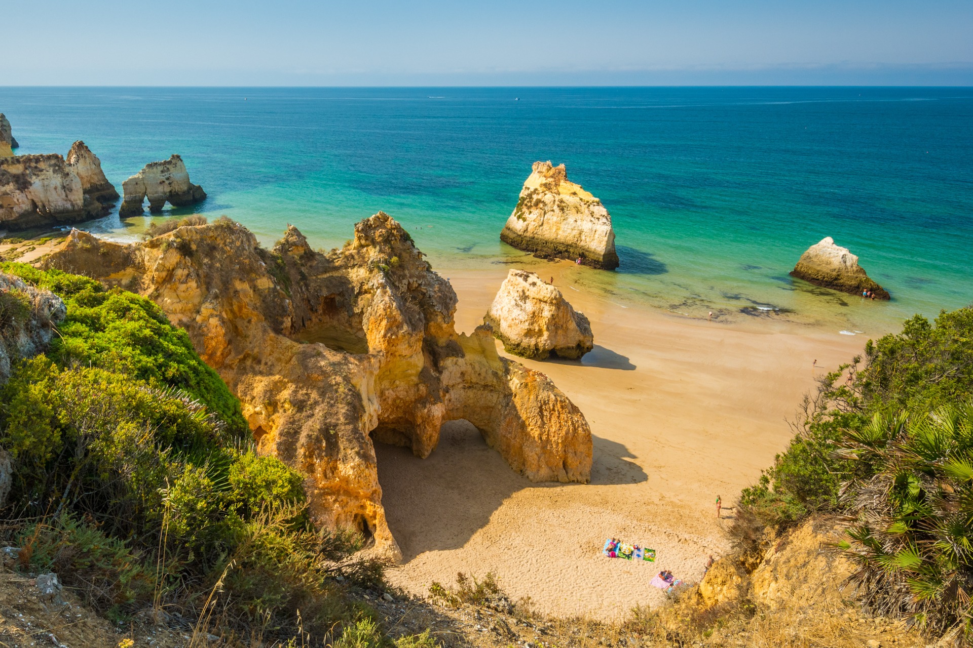 Strand auf Ibiza, Balearische Inseln, Spanien