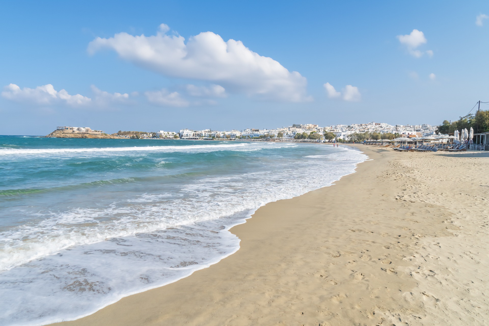 Agios Georgios Beach on the island of Naxos in Greece FKK-Lifestyle