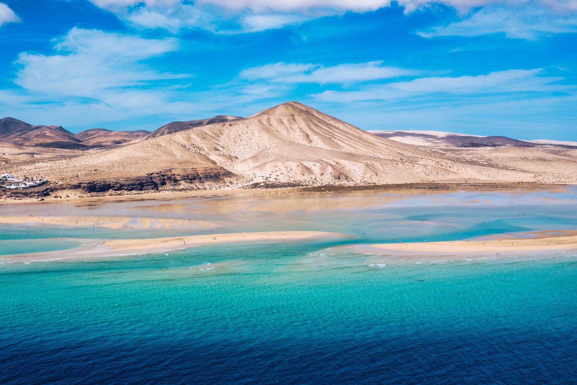 Jandia Peninsula, Naturist Beach Risco del Paso, Playas de Sotavento and Laguna, Lanzarote Strand auf Ibiza, Balearische Inseln, Spanien