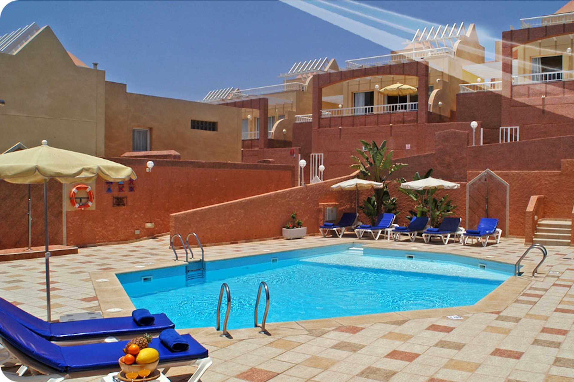 FKK Resort Villas Monte Solans Fuerteventura Spanien FKK-Resort Finca del Mar Charco de Palo pool Lanzerote