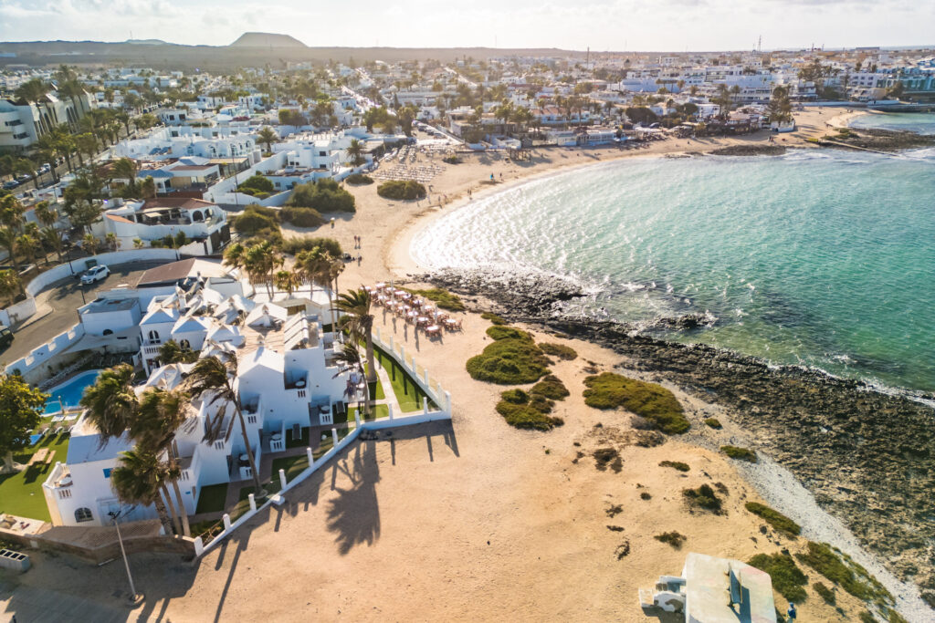 Playa de Las Teresitas, a famous beach near Santa Cruz de Tenerife