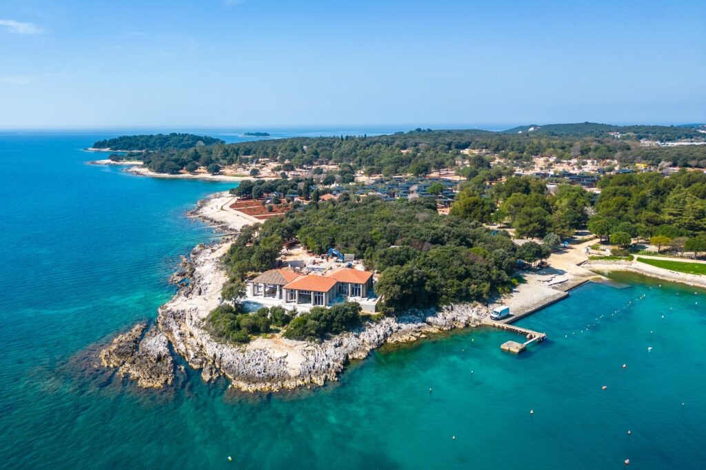 Beautiful body of woman while relaxing in Finnish sauna