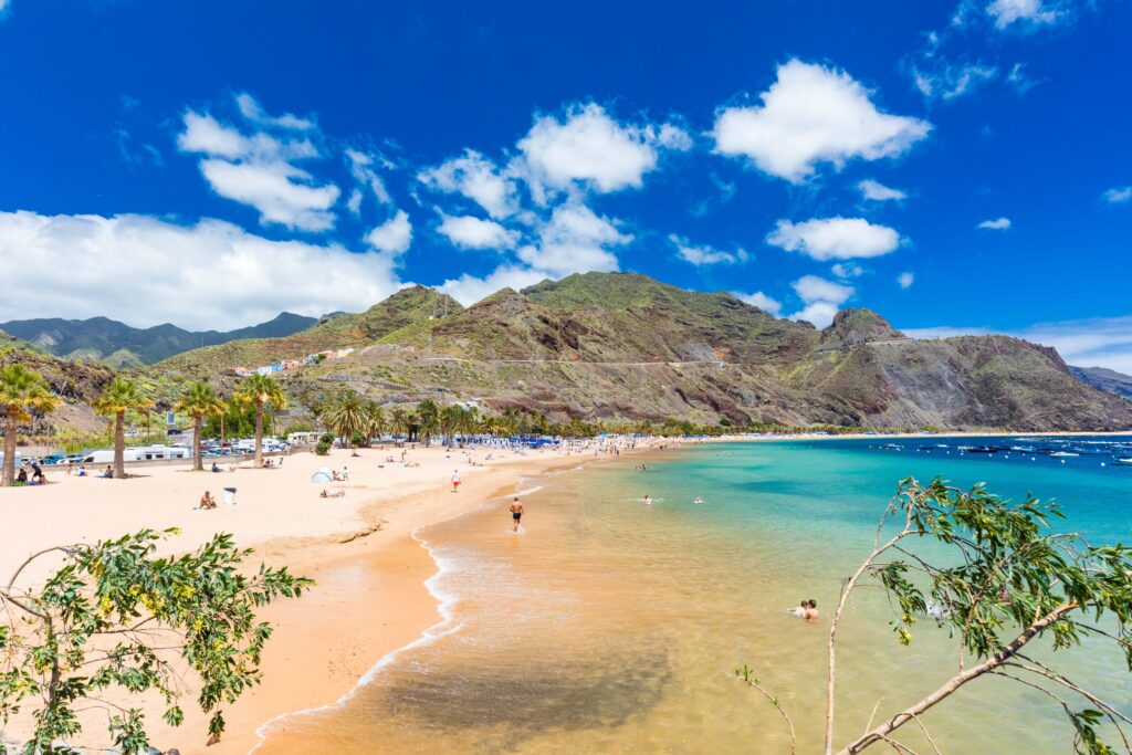Beach of "Las Canteras" in Las Palmas on Grand Canary Island