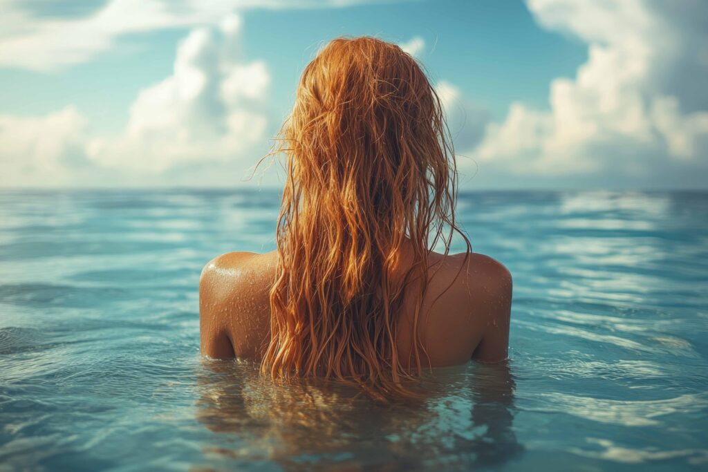 Restaurant terrace on sandy Tarifa beach, Costa de la Luz, Spain