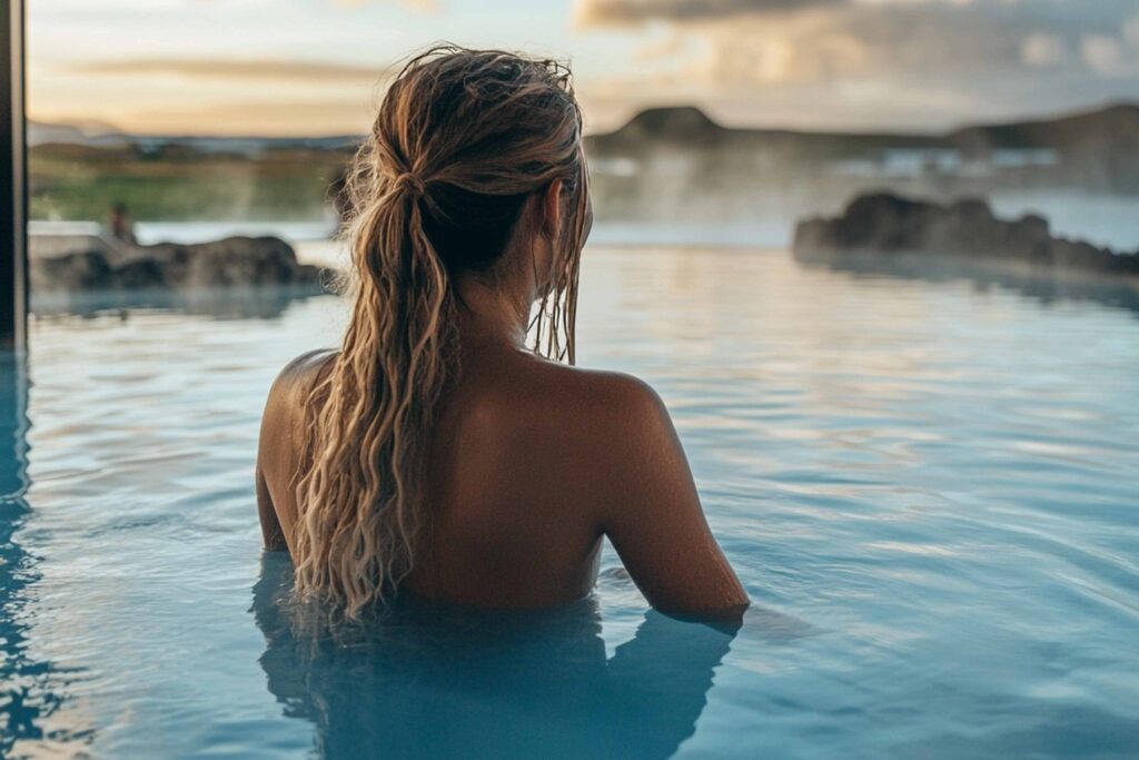 Restaurant terrace on sandy Tarifa beach, Costa de la Luz, Spain